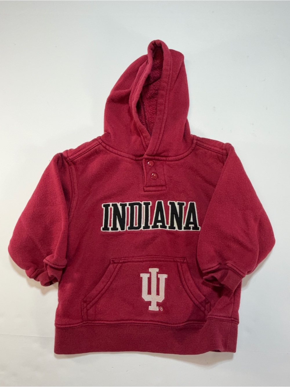 Indiana Hoosiers Toddler Hoodie 24M Team Athletics IU Red Pullover